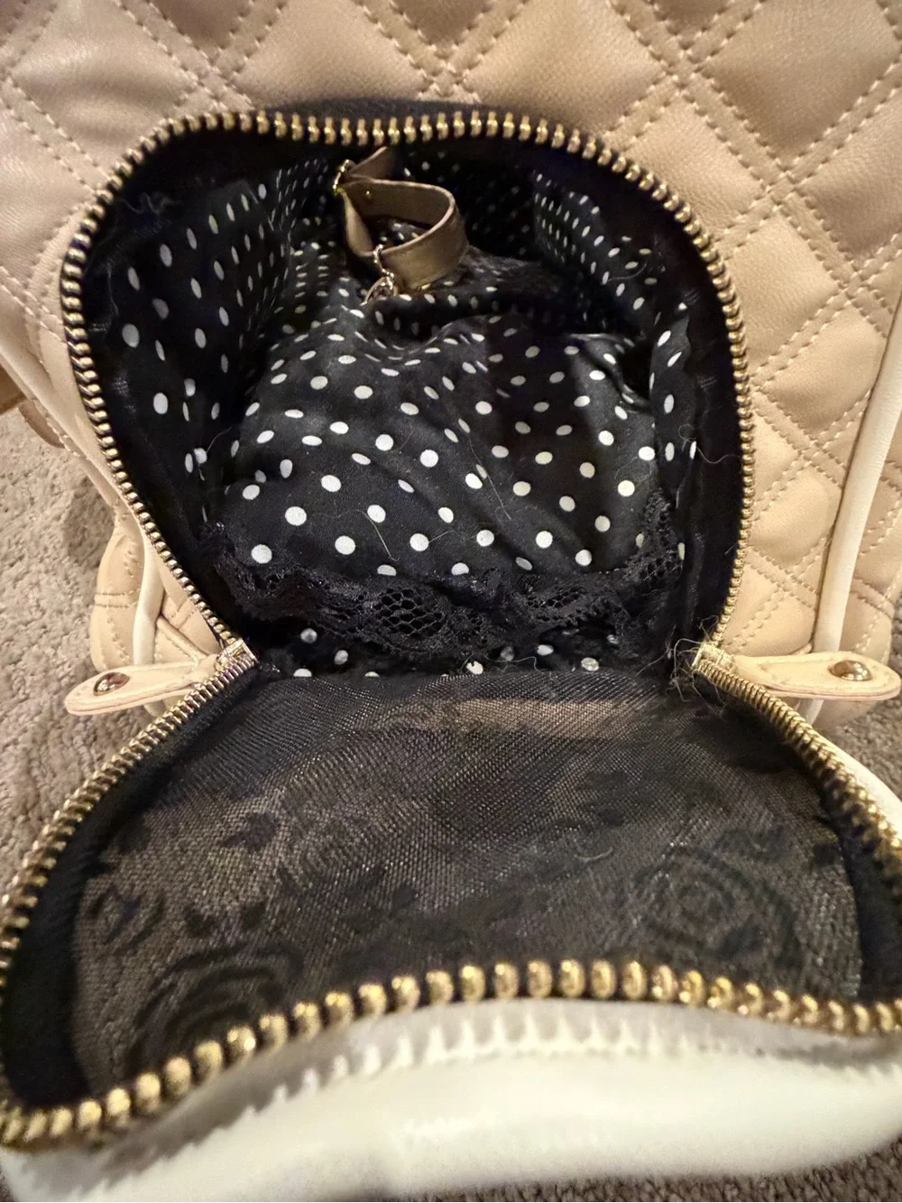 Small couture dog carrier